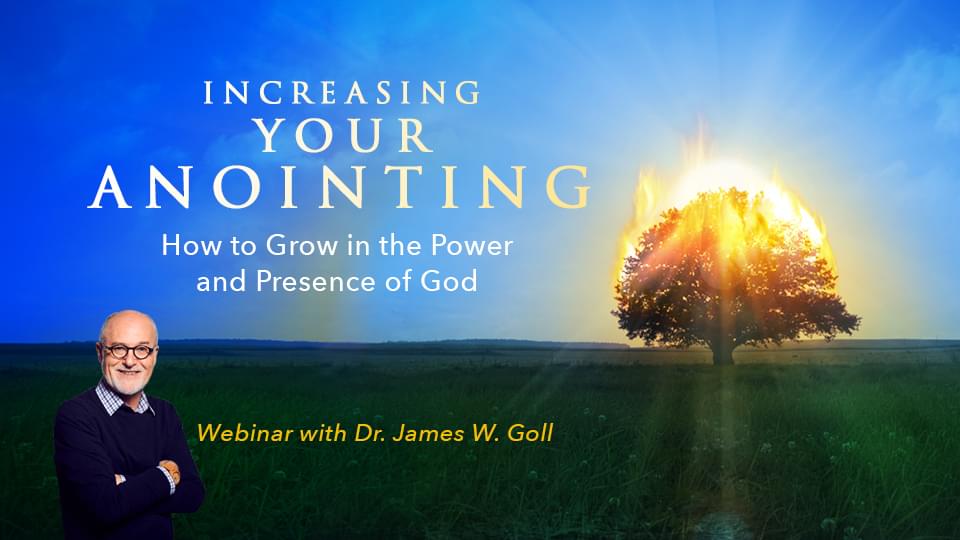 Increasing Your Anointing